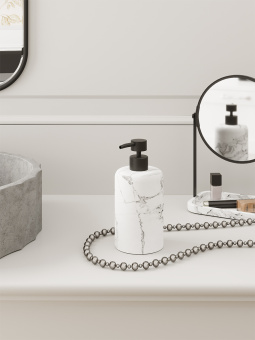 Дозатор для жидкого мыла Zenfort "Бьянка", полирезина