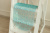 Ковер антискользящий Delphinium коллекция "Линза" 65х34см, бирюзовый