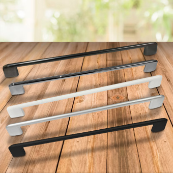 Ручка-скоба мебельная Trodos "8653" 192мм сплав ЦАМ 133гр, хром