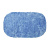 Ковер Zenfort коллекция "Овал" микрофибра 60х100см, синий
