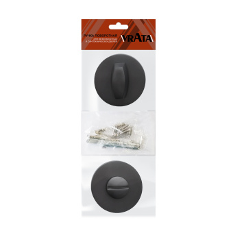 Ручка поворотная Vrata "ВК AL" серия 06 slim, графит