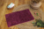 Ковер Delphinium коллекция "Плитка" микрофибра 45х75см, бордовый