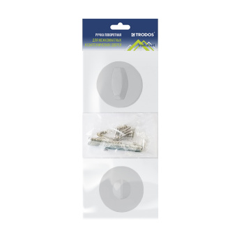 Ручка поворотная Trodos "BK" серия 06 slim, белый 