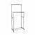 Вешало двойное Zenfort "HG22B" 80x43x97-170cм, хром/серый