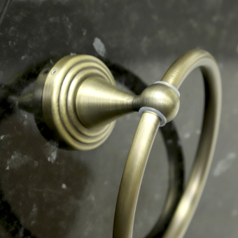Кольцо для полотенца Delphinium коллекция "Бронза", бронза