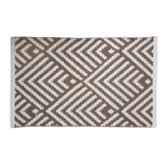 107270 коврик хлопок Пасьянс бежевый 50-80см