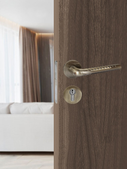 Ручка раздельная Trodos "47Р" серия 06 slim, бронза