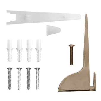 Полкодержатель Trodos "ZY-156" 130х65х22 2шт, бронза