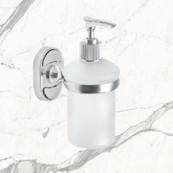 Дозатор для жидкого мыла Delphinium "3883", хром