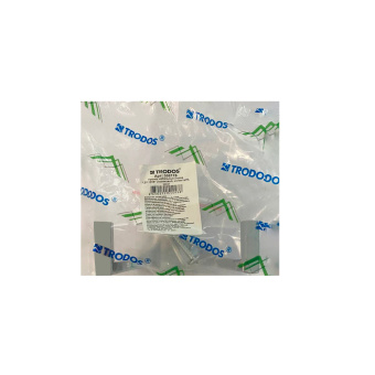 Крючок мебельный Trodos " ZY-146B" 2-рожковый, сплав ЦАМ, хром матовый