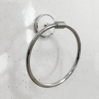 Кольцо для полотенца Zenfort коллекция "Либретто", белый