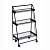 Этажерка Zenfort 3-ярусная "AE-3550A3", черный матовый