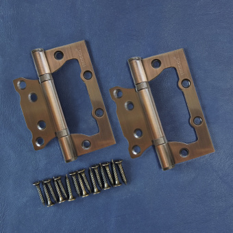 Петля накладная Trodos 100х75х2,0 AC без врезки, медь