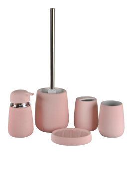 Мыльница Zenfort "Soft", керамика, розовый