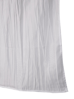 Штора для ванной Zenfort "Tafta crash" полиэстер, 180х200см, белая