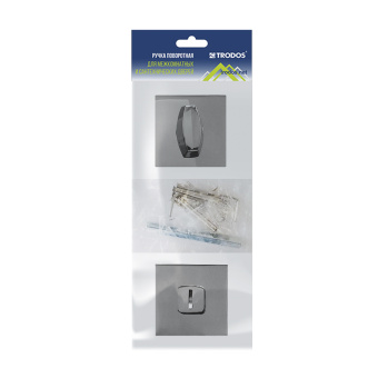 Ручка поворотная Trodos BK-03 slim CP хром