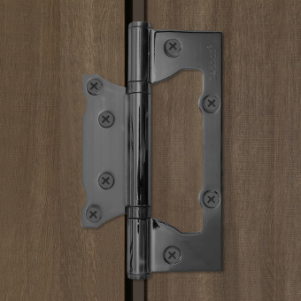 Петля накладная Trodos 125х75х2,5 BN без врезки, черный никель