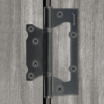 Петля накладная Trodos 125х75х2,5 GF без врезки, графит
