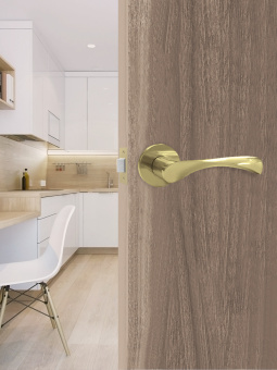 Ручка раздельная Trodos "11" серия 06 slim, золото