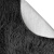 Ковер Delphinium коллекция "Овал" микрофибра 60х100см, черный