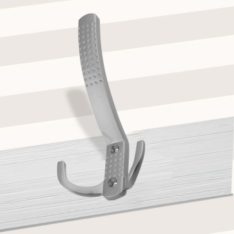 Крючок мебельный Trodos "ZY-212А" 3-рожковый, сплав ЦАМ, хром матовый