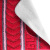 Набор ковров Delphinium коллекция "Геометрия" микрофибра 45х75см/45х45см, красный