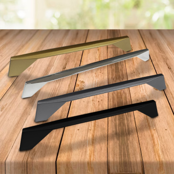 Ручка-скоба мебельная Trodos "9456" 224мм сплав ЦАМ 150гр, хром