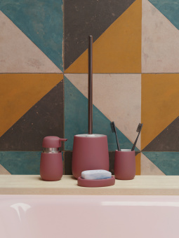 Мыльница Zenfort "Soft", керамика, мокачино