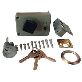 Замок накладной Trodos ЗН1-5 серый