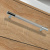 Ручка-скоба мебельная Trodos "ZY-1029" 96мм алюминий 66гр, хром/хром матовый