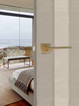 Ручка раздельная Trodos 809-03 slim GA сатиновое золото матовый