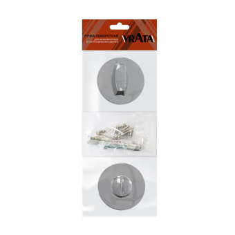 Ручка поворотная Vrata "ВК AL" серия 06 slim, хром