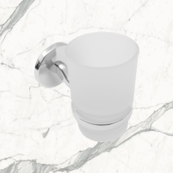 Стакан 1-ый с держателем Delphinium "41884", хром