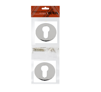 Накладка на цилиндр Vrata "ЕТ AL" серия 06 slim, хром