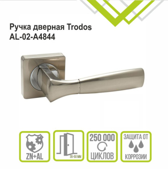 Ручка раздельная Trodos 4844-02 SN никель