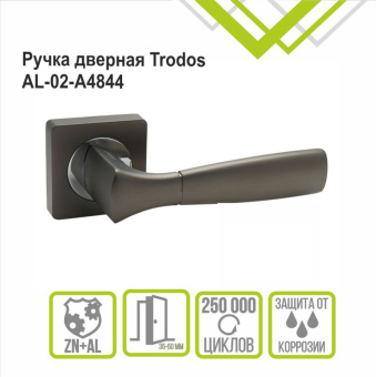 Ручка раздельная Trodos "4844" серия 02, графит