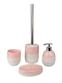 Дозатор для жидкого мыла Zenfort "Ombre", керамика, розовый