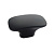 Ручка-кнопка мебельная Trodos "2063K" сплав ЦАМ, черный