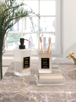 Мыльница Zenfort "Оптима", стекло