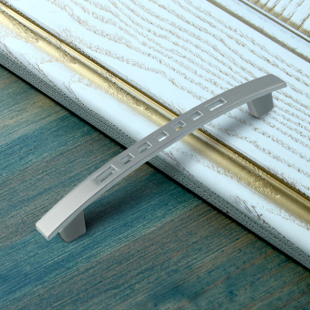 Ручка-скоба мебельная Trodos "ZY-5" 96мм сплав ЦАМ 29гр, хром матовый