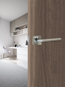 Ручка раздельная Trodos 572-02 SN/CP никель/хром