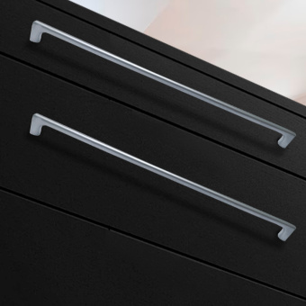 Ручка-скоба мебельная Trodos "8018" 448 сплав ЦАМ 345гр, хром матовый