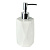 Дозатор для жидкого мыла Delphinium коллекция "Техно", керамика, белый