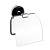  Держатель для туалетной бумаги Zenfort коллекция "Либретто" закрытый, черный