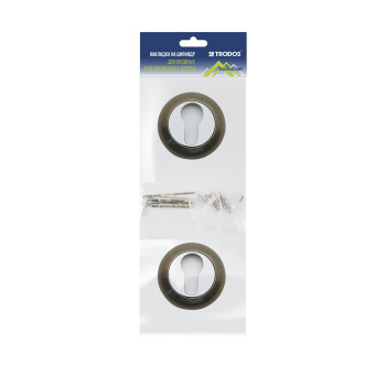 Накладка на цилиндр Trodos ET-08 AB бронза